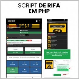 Script de Rifa em php 10 Milhões de Cotas Com Fonte